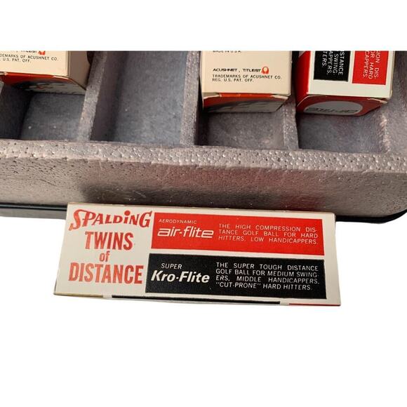 Vintage Spalding William Innes Golf Balls Unused 1968 New Old Stock Titleist - Picture 10 of 16